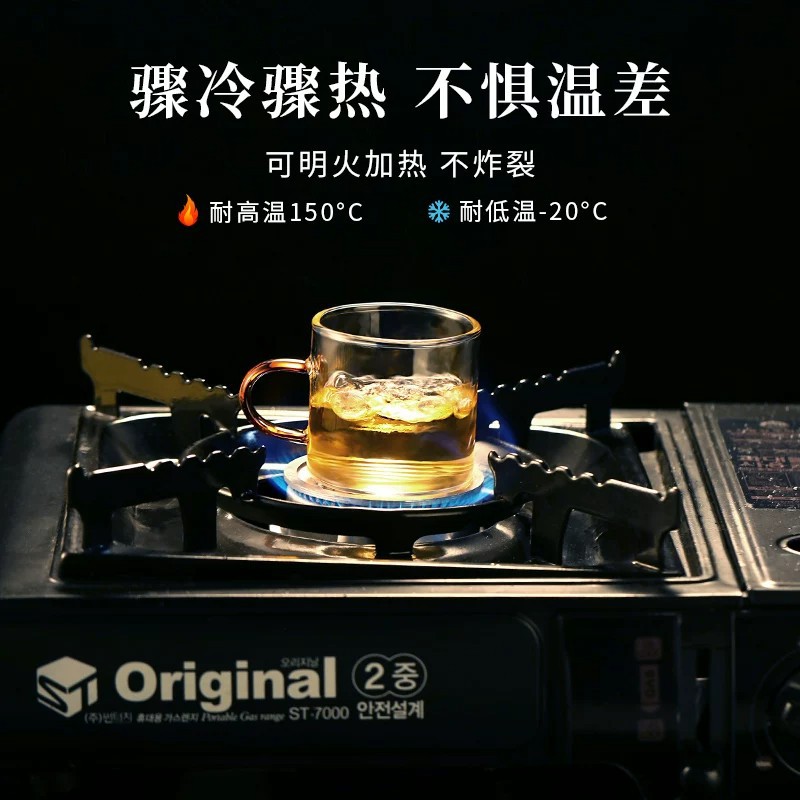 Taza de Té Kung Fu de Vidrio Resistente al Calor para Hogar