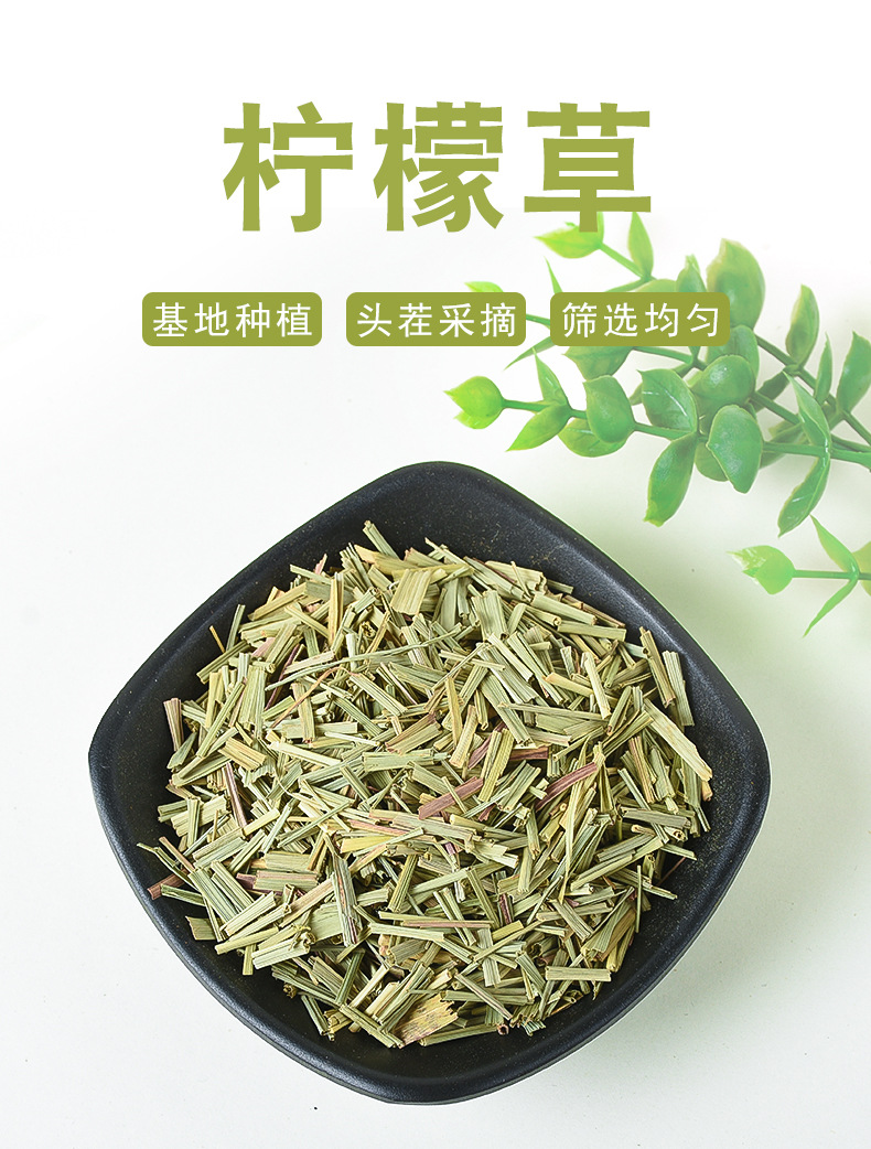 Lemongrass Cut Segments (Cymbopogon citratus) — Dried Food Herb for Tea & Soup overview