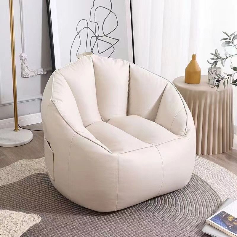 Bolsa de frijoles Habitación individual Sofá Apartamento pequeño Dormitorio Sala de estar Dormitorio Tatami Silla de ocio Tumbona perezosa Balcón