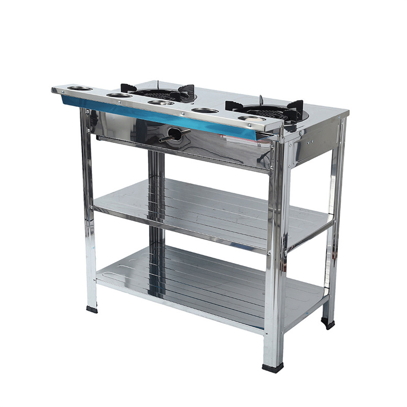 Comercio exterior exportación de gas transfronterizo horno de hierro de aluminio quemador panel de acero inoxidable de pie de gas de mesa cocina de gas licuado
