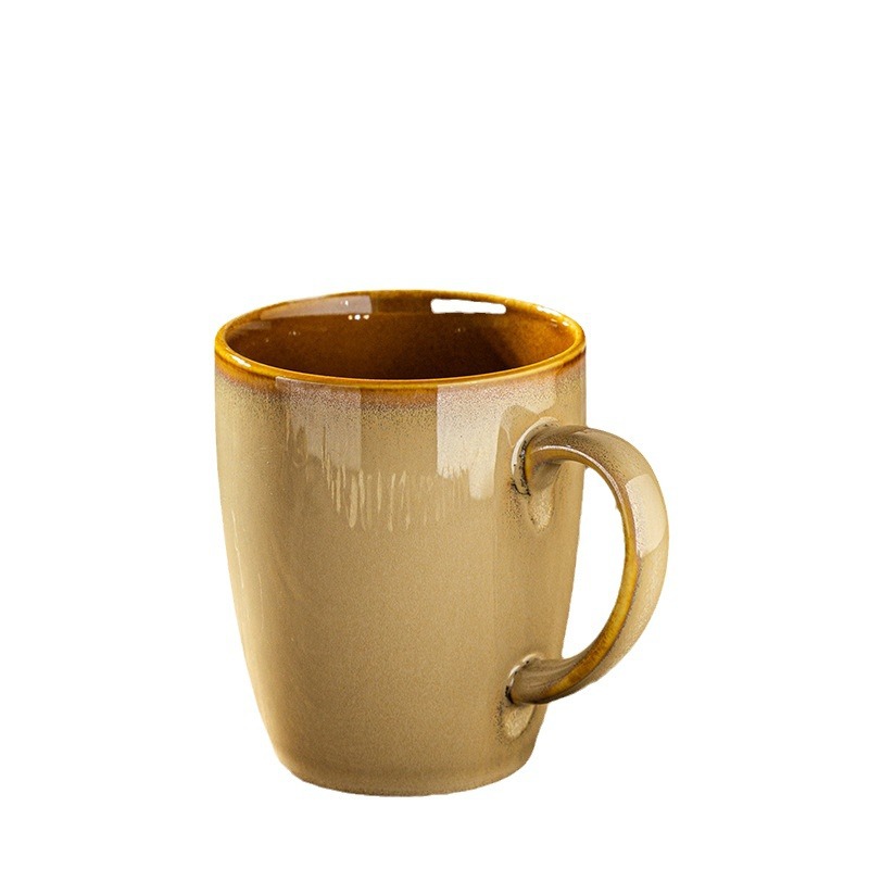 Transfronterizo LICANG Nórdico creativo de cerámica doméstica taza de oficina taza de té taza de desayuno grande cinta esmaltada