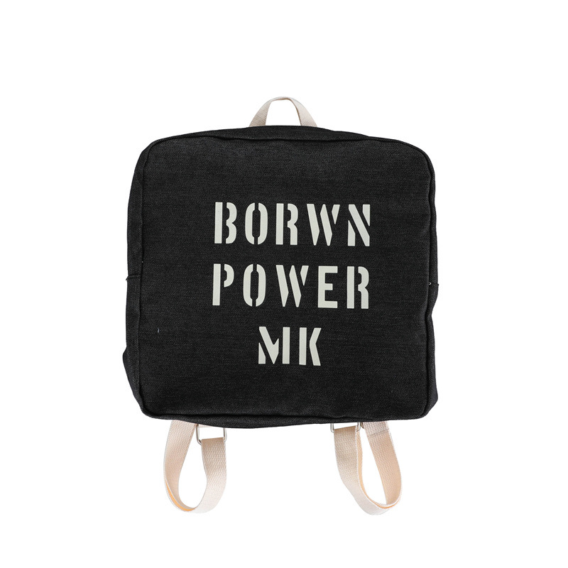 Mochila para niños Denim niños y niñas Mochila pequeña casual con versión moda carta impresión Escuela Primaria estudiante mochila moda