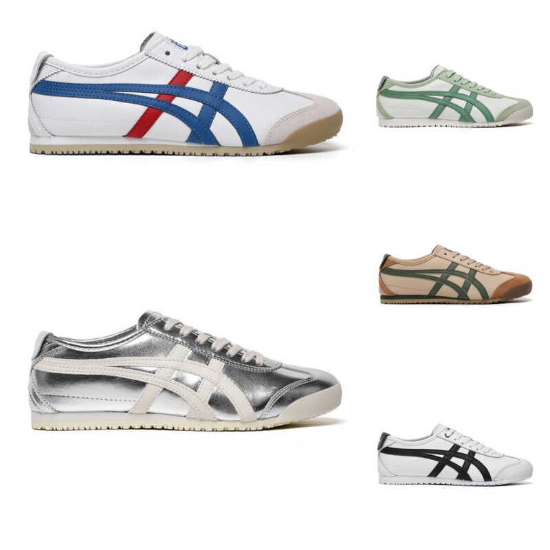 Foreign Trade Tiger Onitsuka Shoes for Men and Women, Putian Pure Original Slip-On Casual Sports Shoes, Classic White Sneakers