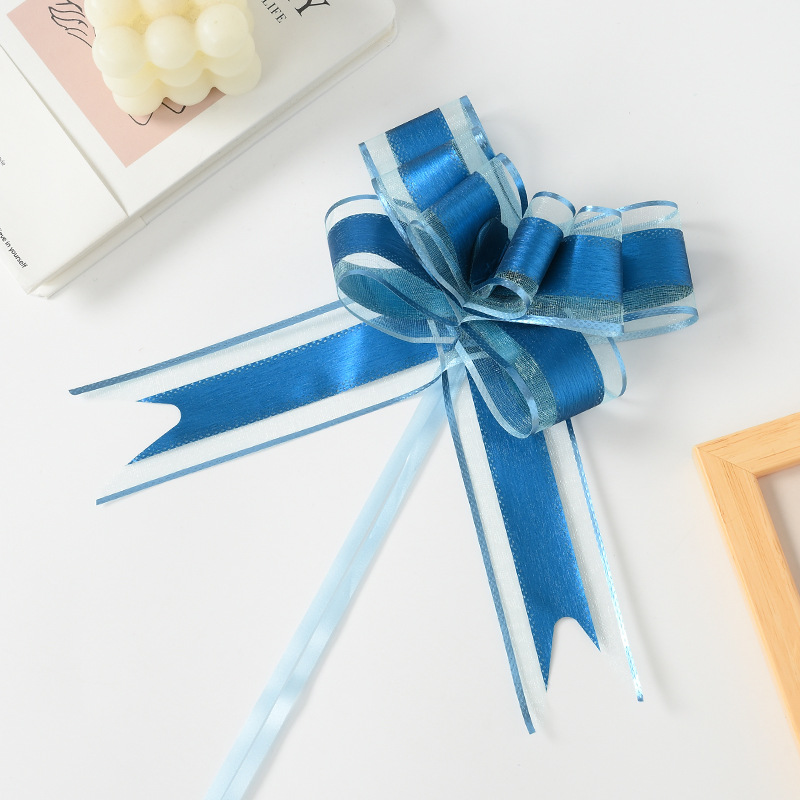 Nueva decoración de boda de Navidad transfronteriza, cinta de lazo cepillado de flores dibujadas a mano, cinta de embalaje de regalo de cesta de frutas