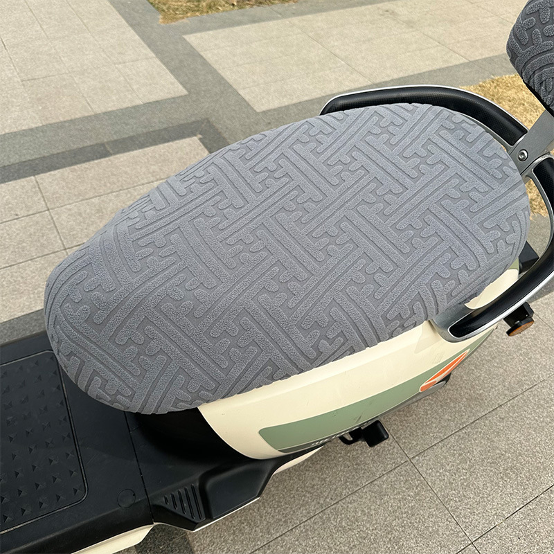 電気自動車ジャカードとベルベットの座布団カバー日焼け止め通気シートカバーペダルバイク高弾厚さシートカバー四季通|undefined
