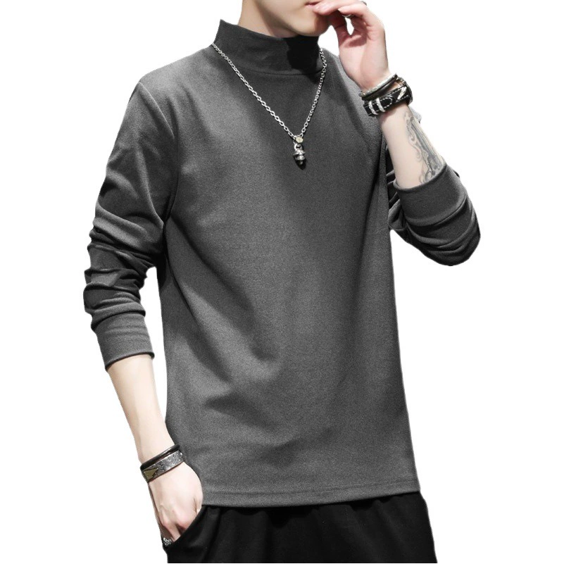 2023 осенний и зимний немецкорунный свитер мужской длинный рукав