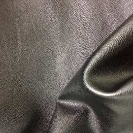 现货供应 新款柔软凯美拉0.6mm湿法压纹 免洗布底PU服装皮革面料