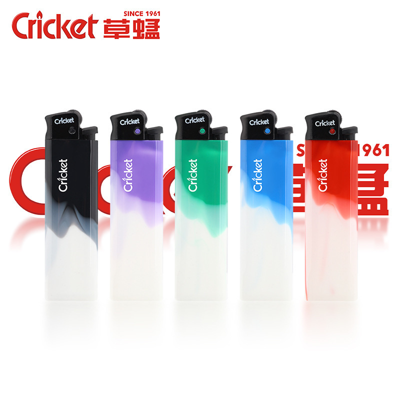 cricket草蜢原装进口一次性砂轮滑轮打火机批发丁制广告印字批发|undefined