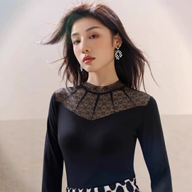 女式打底衫;蕾丝衫雪纺衫;假领