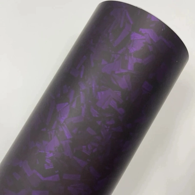 Body Top Sticker | Auto Color Change Film - pet-matte-flower-carbon-purple-152-18m
