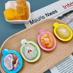 新款3D造型水果味軟糖創意可愛兒童零食獨立包裝糖果批發