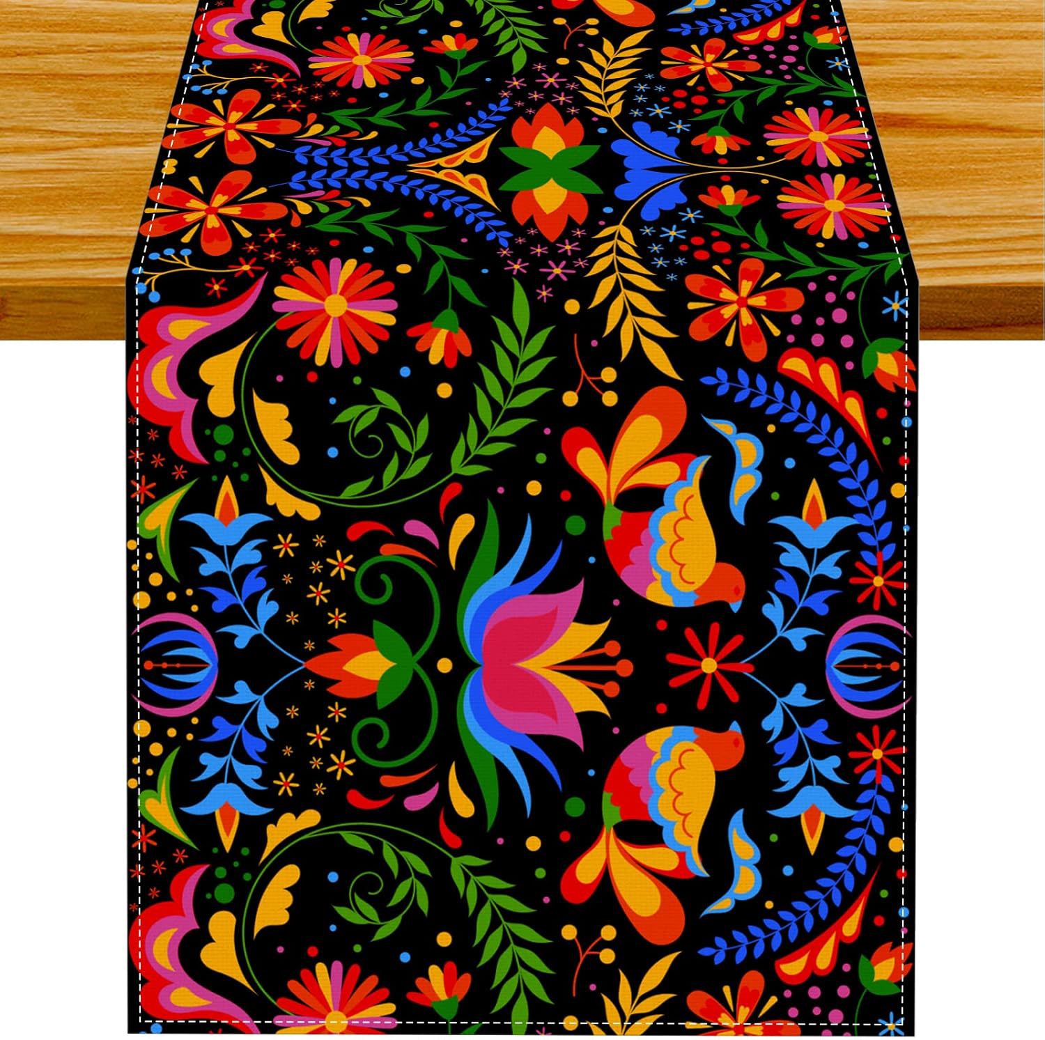 Transfronterizo 2024 Amazon nuevo tema de carnaval fiesta decoración de mesa de lino tabla de bandera mesa de comedor restaurante