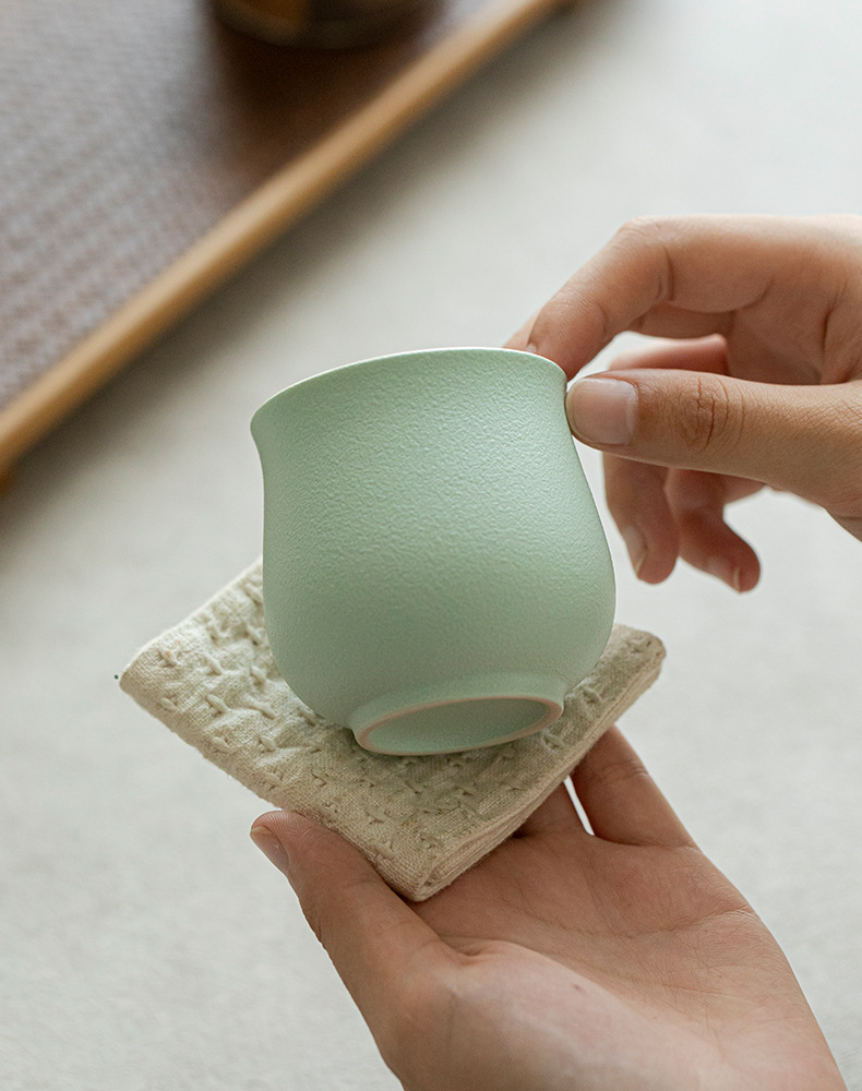 Piccola tazza da caffè in ceramica latte stile macaron_voghion.com