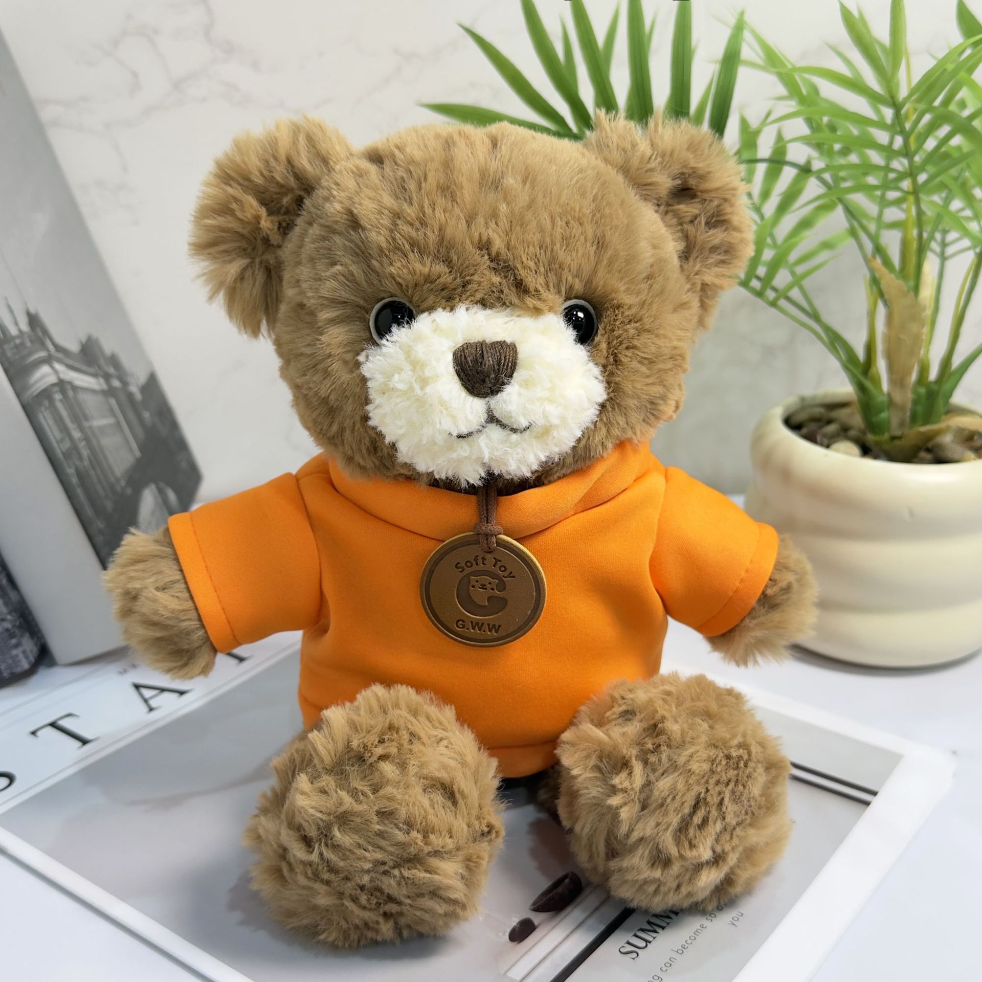 Vestido Teddy Bear suéter Teddy Bear camiseta actividad regalo juguete de peluche impresión LOGO