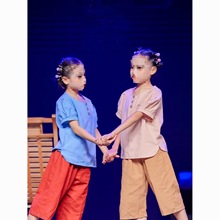 蒲扇摇过的夏天摇啊摇摇到外婆桥舞蹈服儿童六一演出服少儿群舞蹈