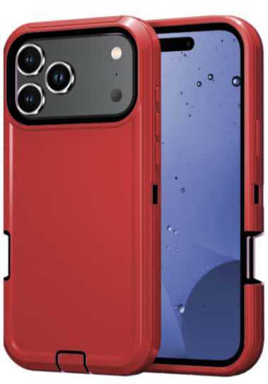 适用于iPhone17pro三防机器人手机壳外贸专供重防三合一手机壳|undefined