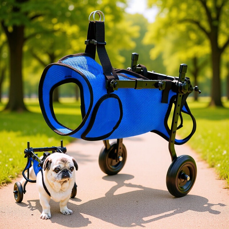 Cross-Border Pet Supplies Dog Mobility Aid Pet Stroller for Disabled Corgi Legs Rehabilitation Cart for Injured Dogs