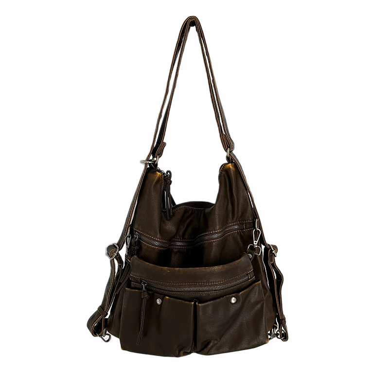 (Cross-border trading), retro capacious bag, Amazon, worn on the shoulder