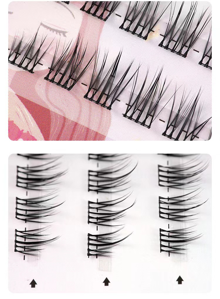Flower Eyelash Book Foreign Students Recommend Lazy Trilogy Eyelash Sun Flower Eyelash 32 Rows Message Optional