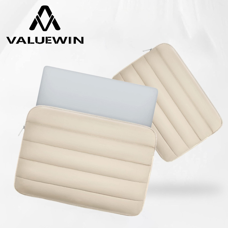 Cross-border Puffy Soft Puff Fluffy Air iPad Laptop Sleeve 13-inch Laptop Bag