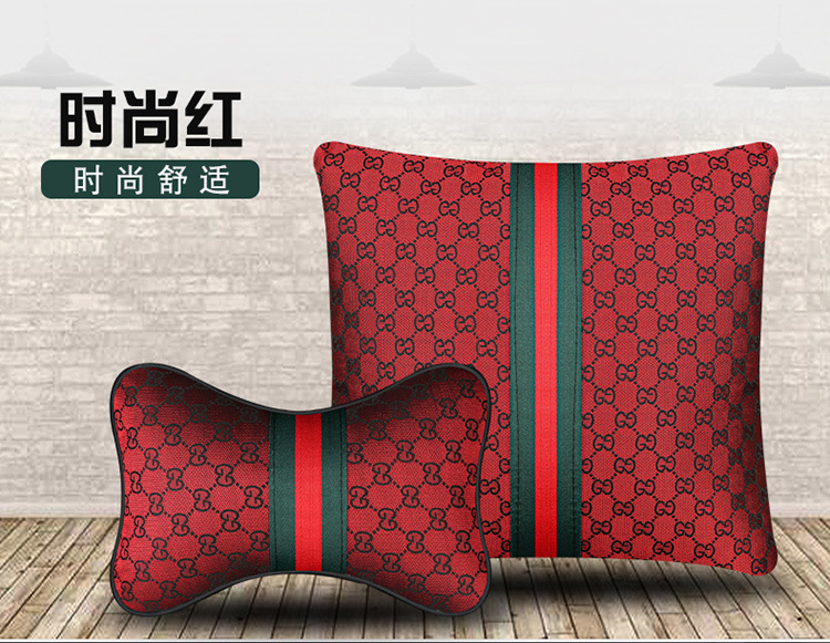 Cross-Border E-Commerce New Headrest and Lumbar Support Four-Piece Set Car Headrest Neck Pillow Cervical Spine Pillow Pillow Lumbar Support Dropshipping