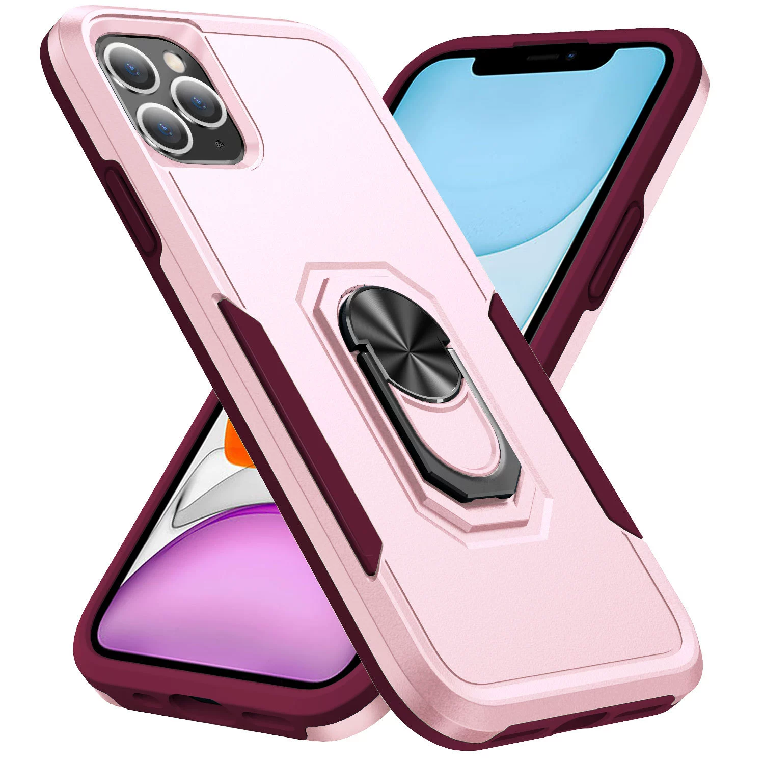Apple, совместимый с iPhone 11, чехол для телефона с кольцом, с трубкой, для 11 Pro Max