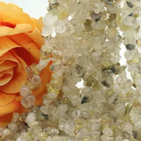 Sonny Crystal Gravel 5-8 мм Хрустальный гравий Полуфабрикат из бисера Полоса Оригинальный каменный браслет Водная шлифовка Гравийные бусины