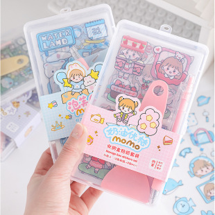 diy Goo Card Set Goo Card Sticker Storage Box Children's Girl Toy Hand Account Tool Set Sticker Material Pack