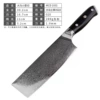 VG10 Damascus steel side vegetable cutter