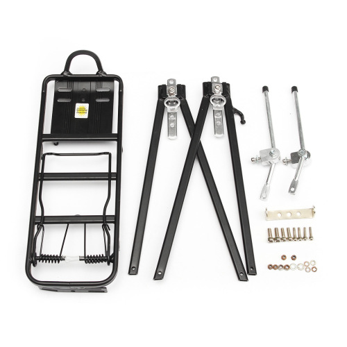 Mountain bike aluminum alloy V brake/disc brake rear rack luggage rack can carry people rear clothes rack 088 cycling supplies