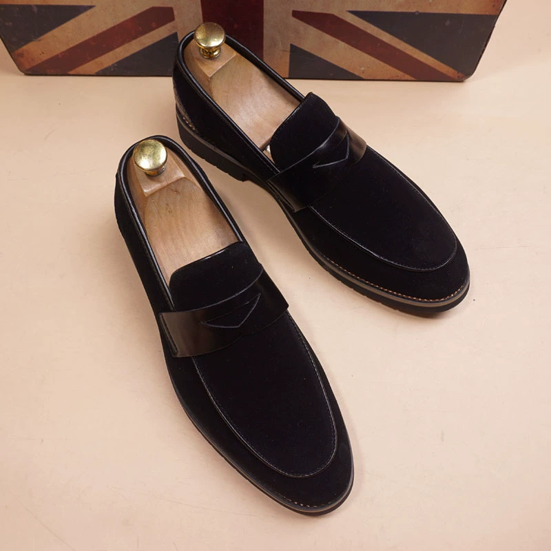 Новая весенняя и летняя матовая кожа персонализированная бизнес-повседневная корейская версия туфли с острыми головками для мужчин