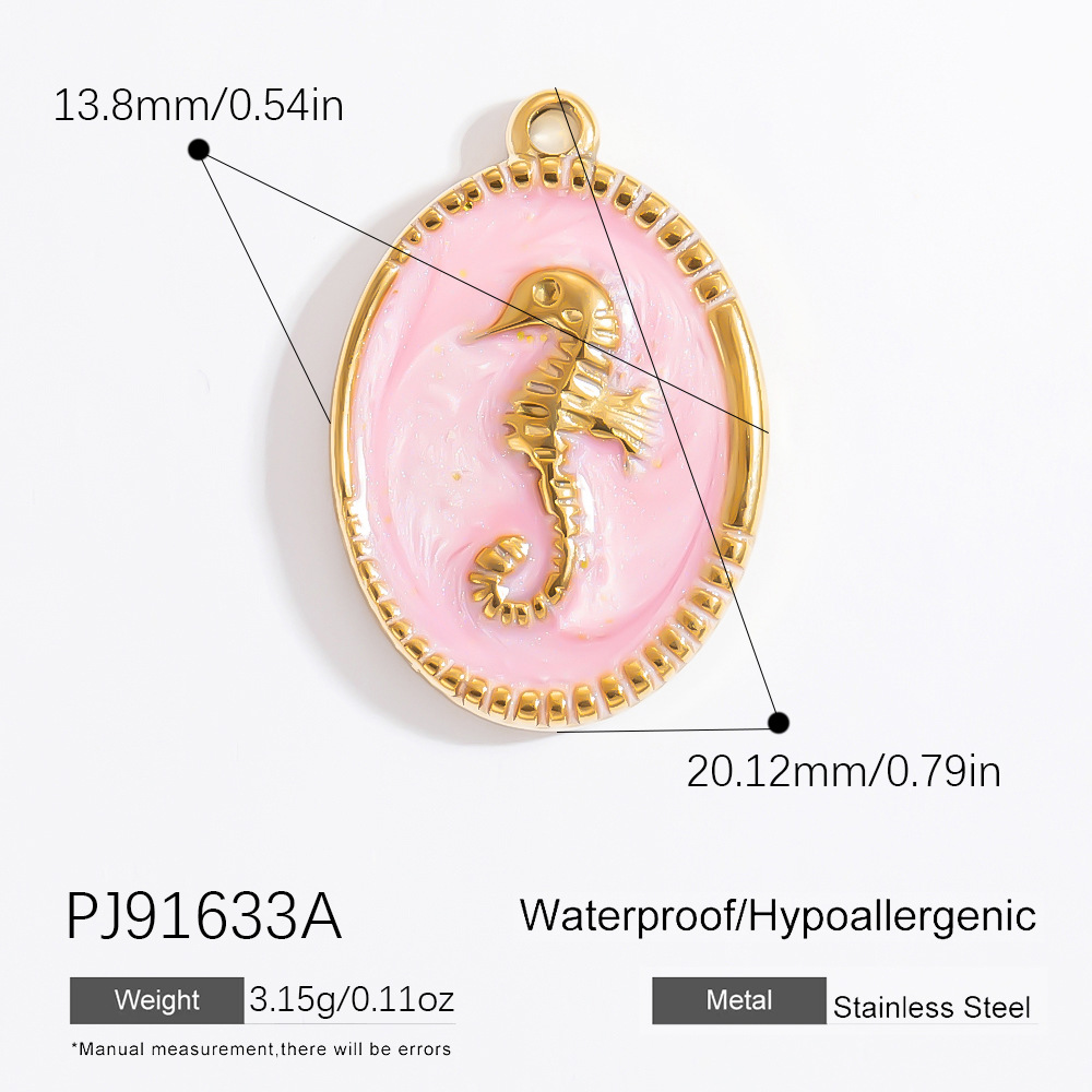 1 Piece 16.95MM 304 Stainless Steel PVD Coated Real Gold Plated Starfish Pendant DIY Jewelry Accessories display picture 4