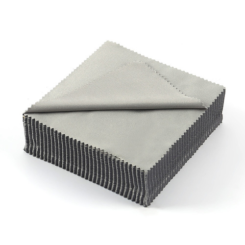 Glasses cloth 13*13 needle three gray brushed glasses cloth lens wiping cloth fiber lens cloth without crumbs now wholesale