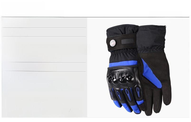 Gants de moto d'hiver à doigts longs, coupe-vent, chauds, imperméables, résistants aux chutes, gants de course pour hommes_voghion.com