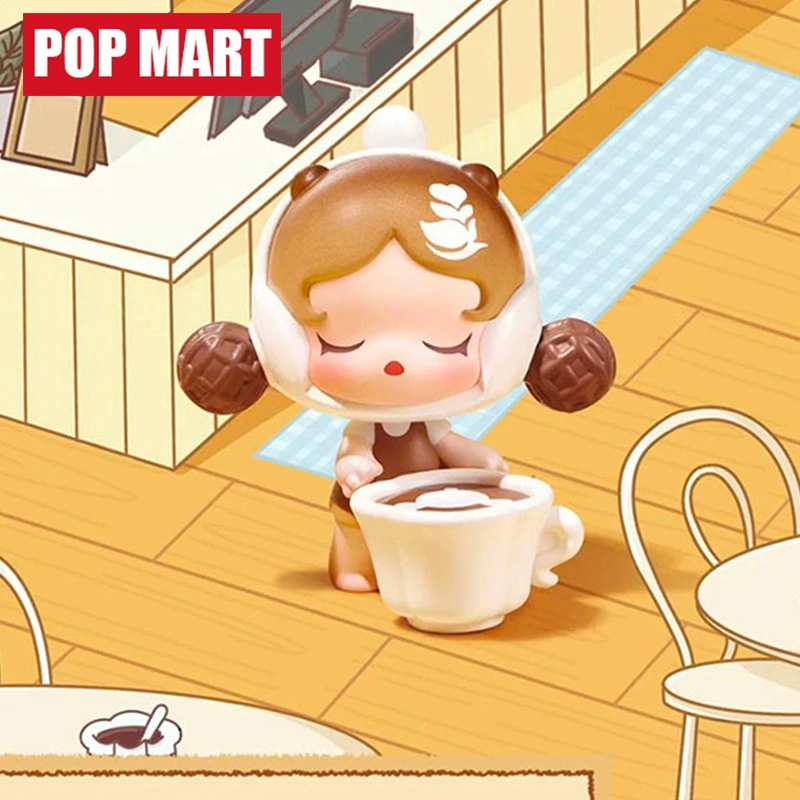 Spot Bubble Mart второго поколения кофейная фабрика мультяшная милая поп-талисман интернет-знаменитость популярные декоративные украшения