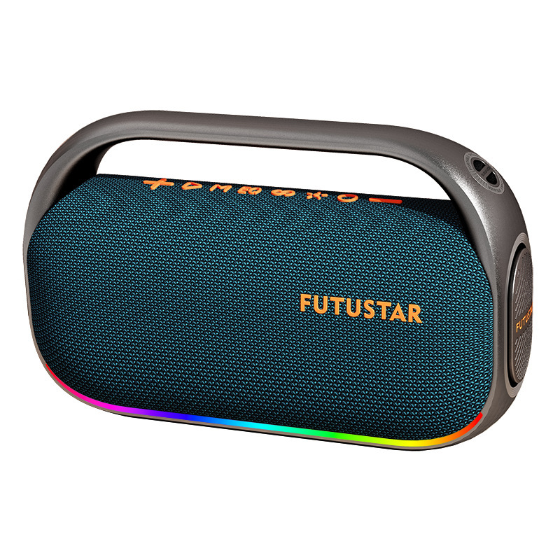 FUTUSTARX62 ワイヤレス Bluetooth スピーカー ハイパワー 80W 大音量 屋外 ポータブル 防水 ストラップ ポータブル|undefined