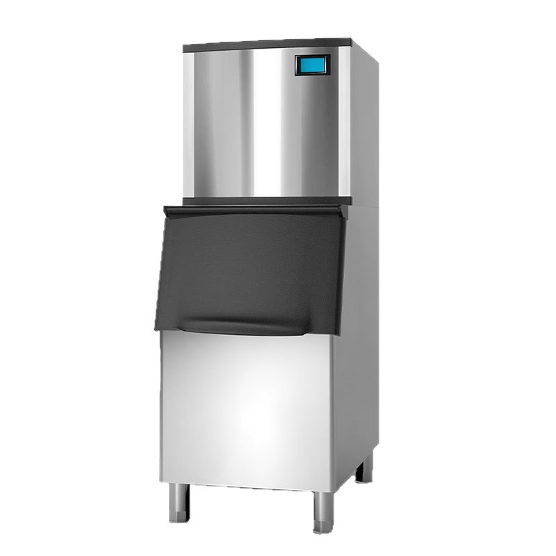 Máquina de hielo feroz gran tienda comercial de té con leche máquina de hielo dividida máquina de hielo máquina de hielo cuadrado automático bar de café de hielo image 5