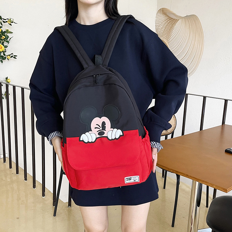 Nuevas mochilas de dibujos animados transfronterizos, mochila de alta capacidad, mochila de escolares, mochila de viajes en el campus.