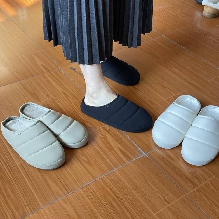 Spring, Autumn and Winter 2025 Waterproof Platform Japanese Style Fresh Memory Foam Rubber Anti-Slip Bottom Ins Style Birkenstock Women's Slippers