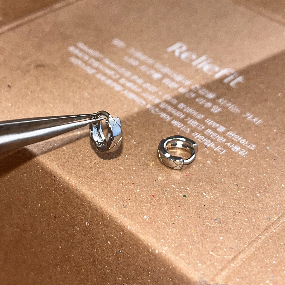 Silver trumpet pair