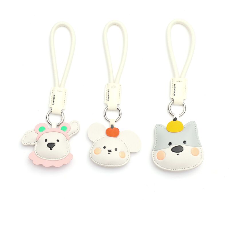 Creative and cute dog keychain, exquisite cartoon car keyring, couple's backpack pendant for men and women, customizable keyring Creative and cute dog keychain, exquisite cartoon car keyring, couple's backpack pendant for men and women, customizable keyring