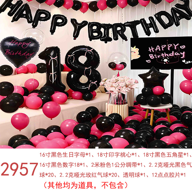 Cumpleaños DE LOS NIÑOS globo traje partido escena diseño suministros niños y niñas cumpleaños dibujos animados película aluminio Fondo decoración la pared