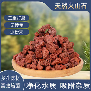 Fine Volcanic Stone for Aquarium Landscaping Substrate, Traditional Fish Farming Material, Large Filter-Free Volcanic Stone