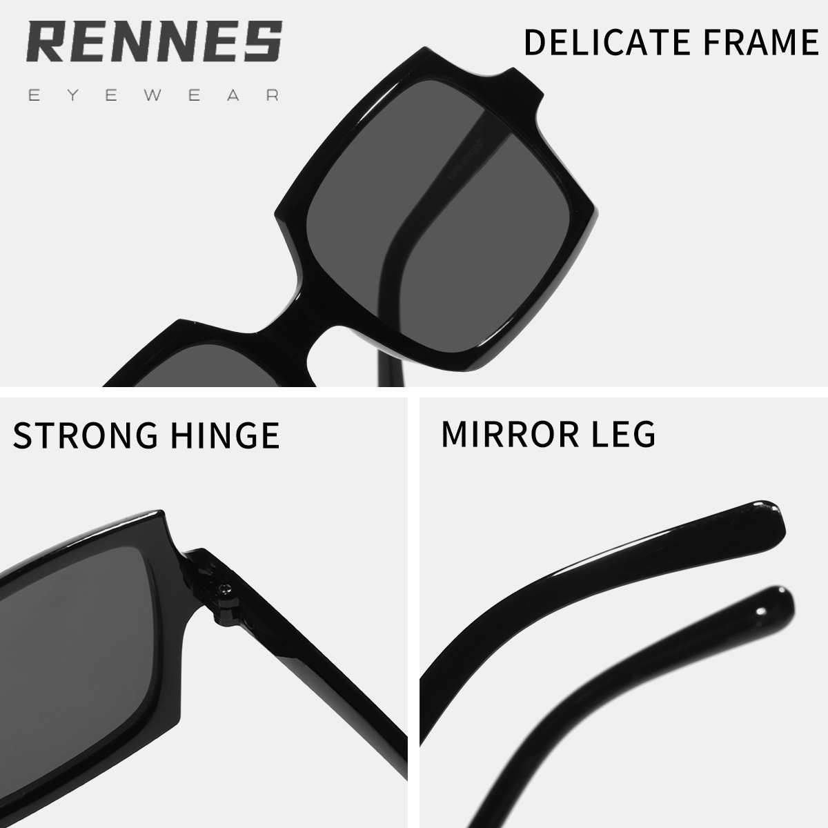 Gafas de sol de las mujeres de alto grado de protección solar ins estilo 2023 nuevas gafas de sol cara grande gafas de adelgazamiento hombres de moda UV400