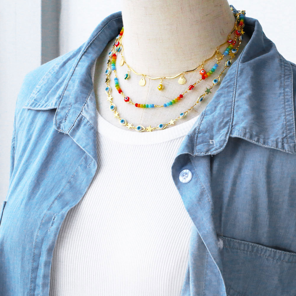 Fashion Eye Copper Plating Womenu0027S Bracelets Necklace 1 Piece