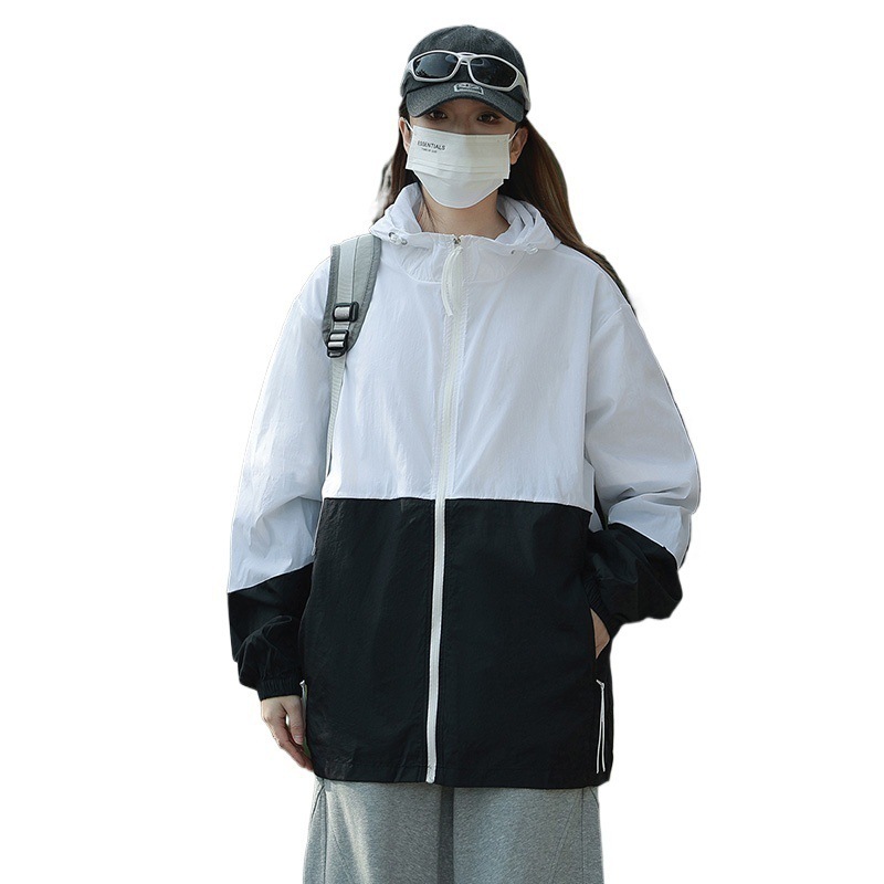 2025 新しい夏の日焼け止め服カップルスタイル夏薄型通気性抗 UV アイスシルク釣り日焼け止め服スーパー|undefined