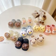 Baby socks, toddler floor socks, cute cartoon doll baby socks, newborn non-slip shallow boat socks ins