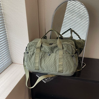 大容量旅行包轻便斜挎健身包出差手提行李收纳包干湿分离瑜伽挎包