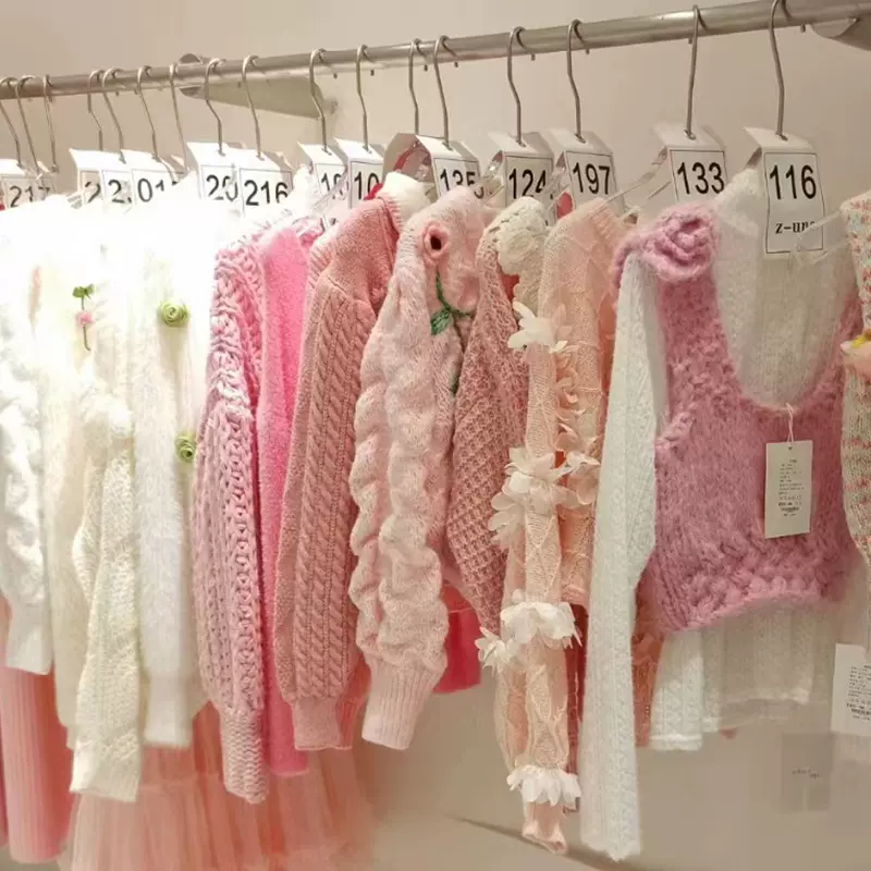 濮院秋冬季少女针织打底衫上衣毛衣女特价清仓十三行女装批发货源