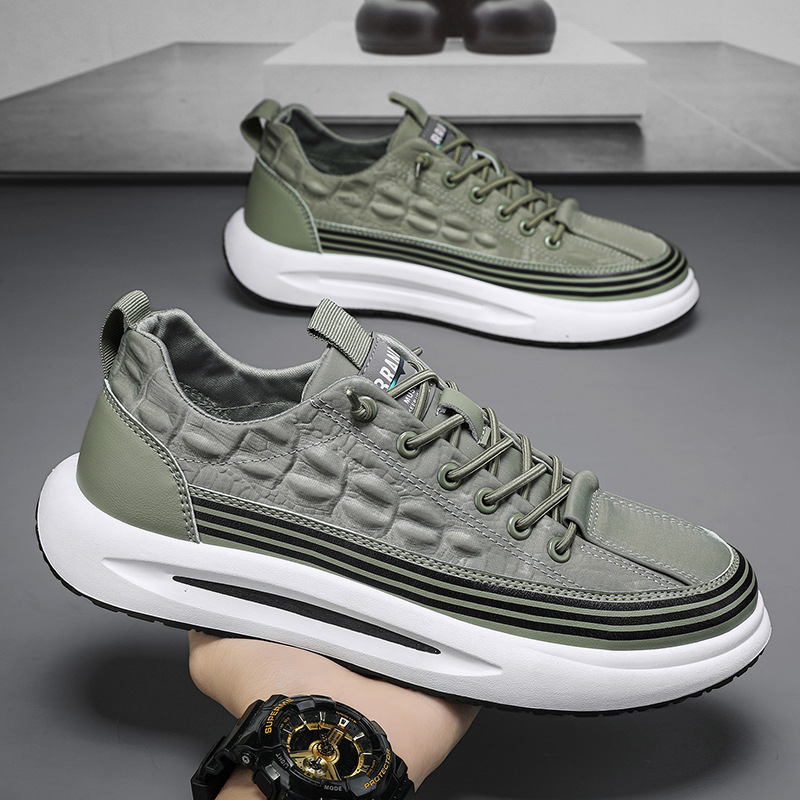 Zapatos de hombre nuevas tendencias de primavera y verano, zapatillas de deporte casuales de todo fósforo, zapatos de tela de paraguas transpirables, zapatillas de deporte para correr para jóvenes para hombres